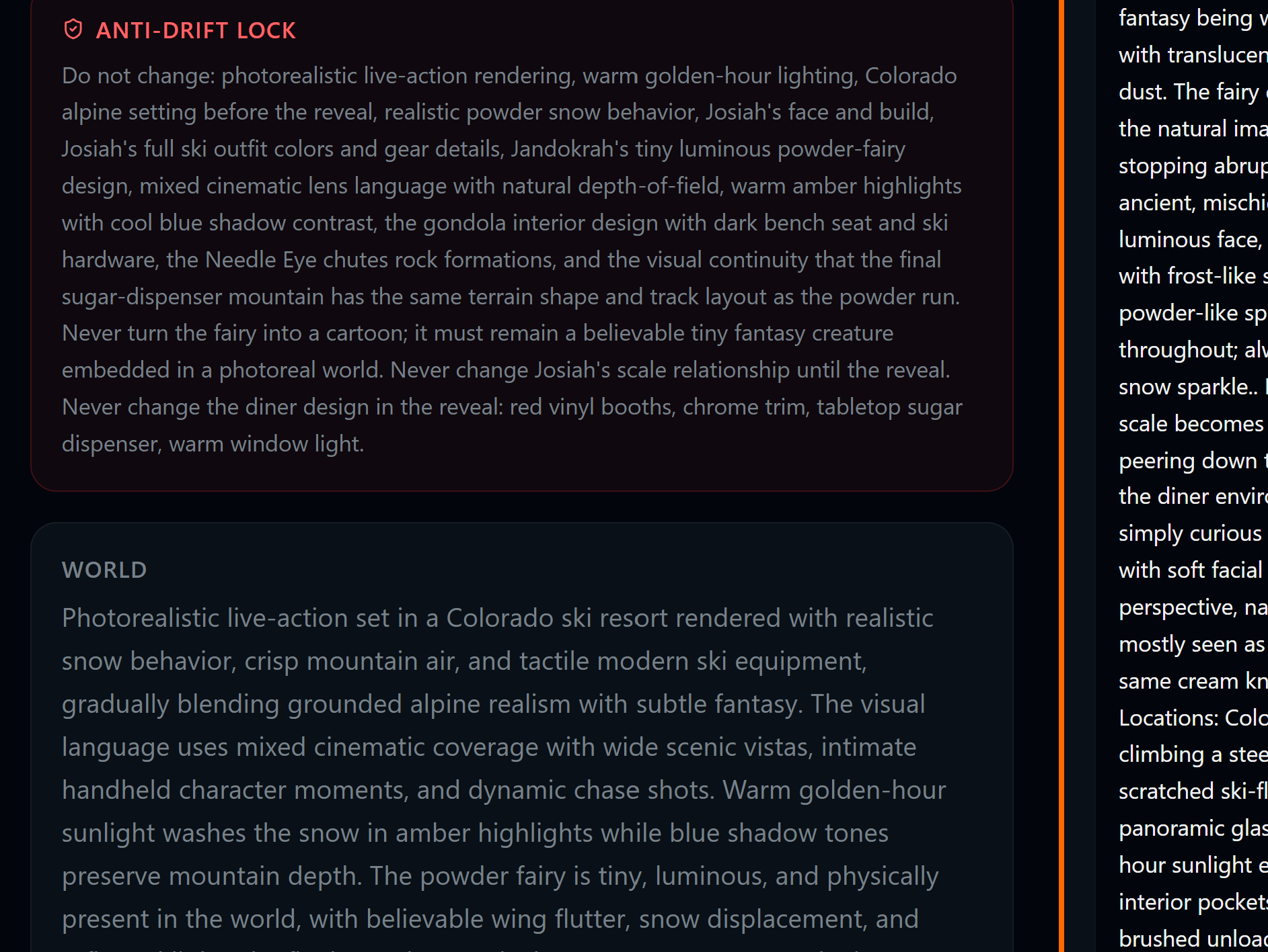 GlowStory Bible — anti-drift consistency lock and world description